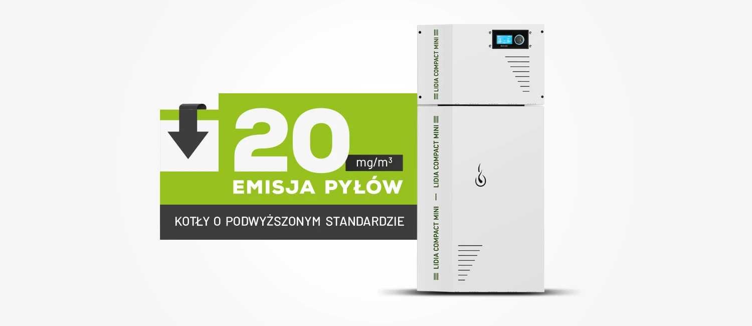 Kocioł Kozlusan Lidia compact mini 10 kW / 15 kW / 25 kW