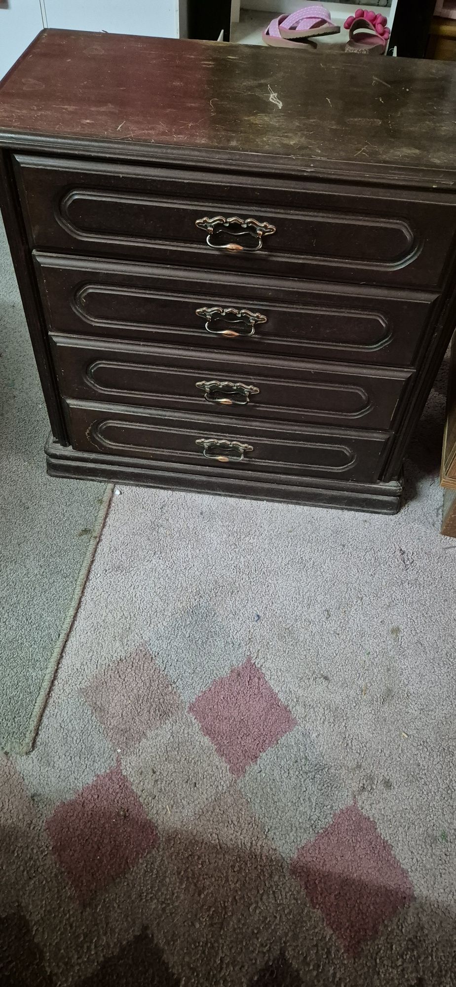 Mesa cabeceira antiga