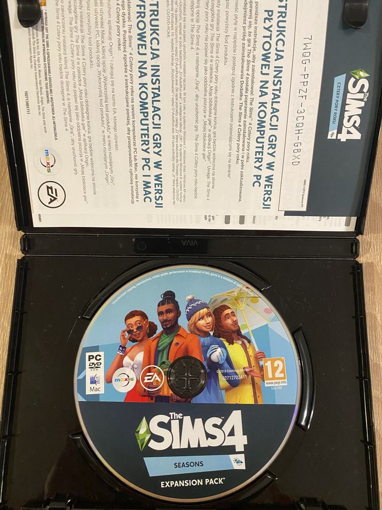 Dodatek cztery pory roku Gra Sims4 PC DVD