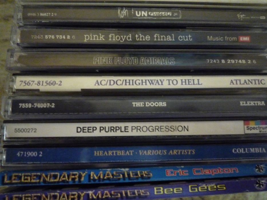 CD Metallica.AC/DC.Iron Maiden.Led Zeppelin.Pink Floyd.Doors.Koяn.Deep