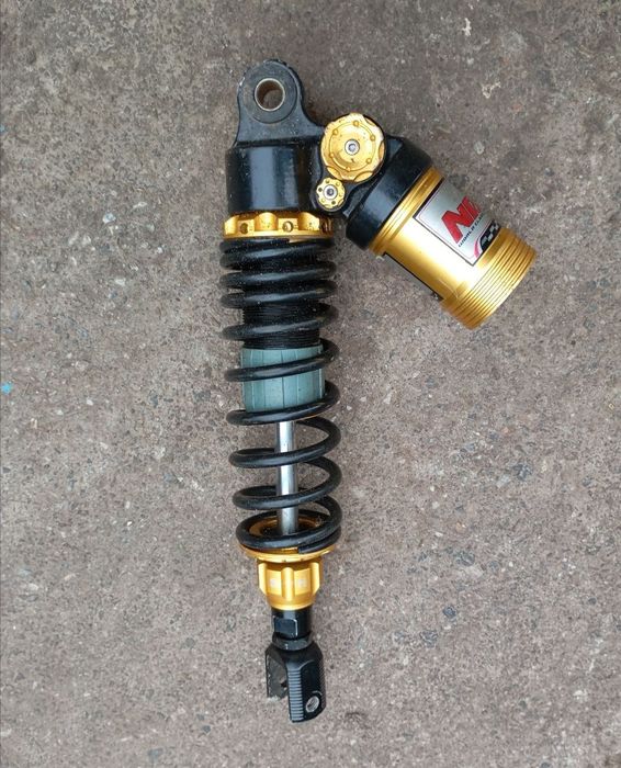 Амортизатор "моно" з підкачкою D=Ø12mm dM=8mm L=330 mm GY6