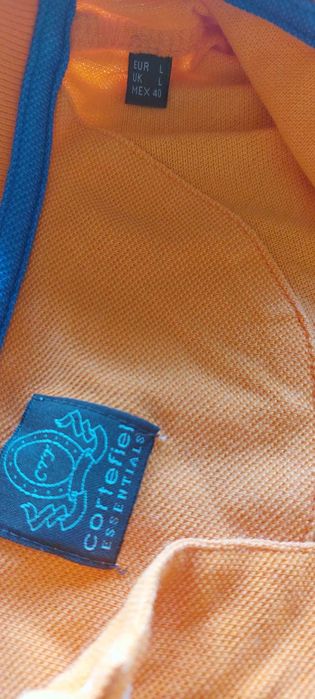 polo laranja cortefiel