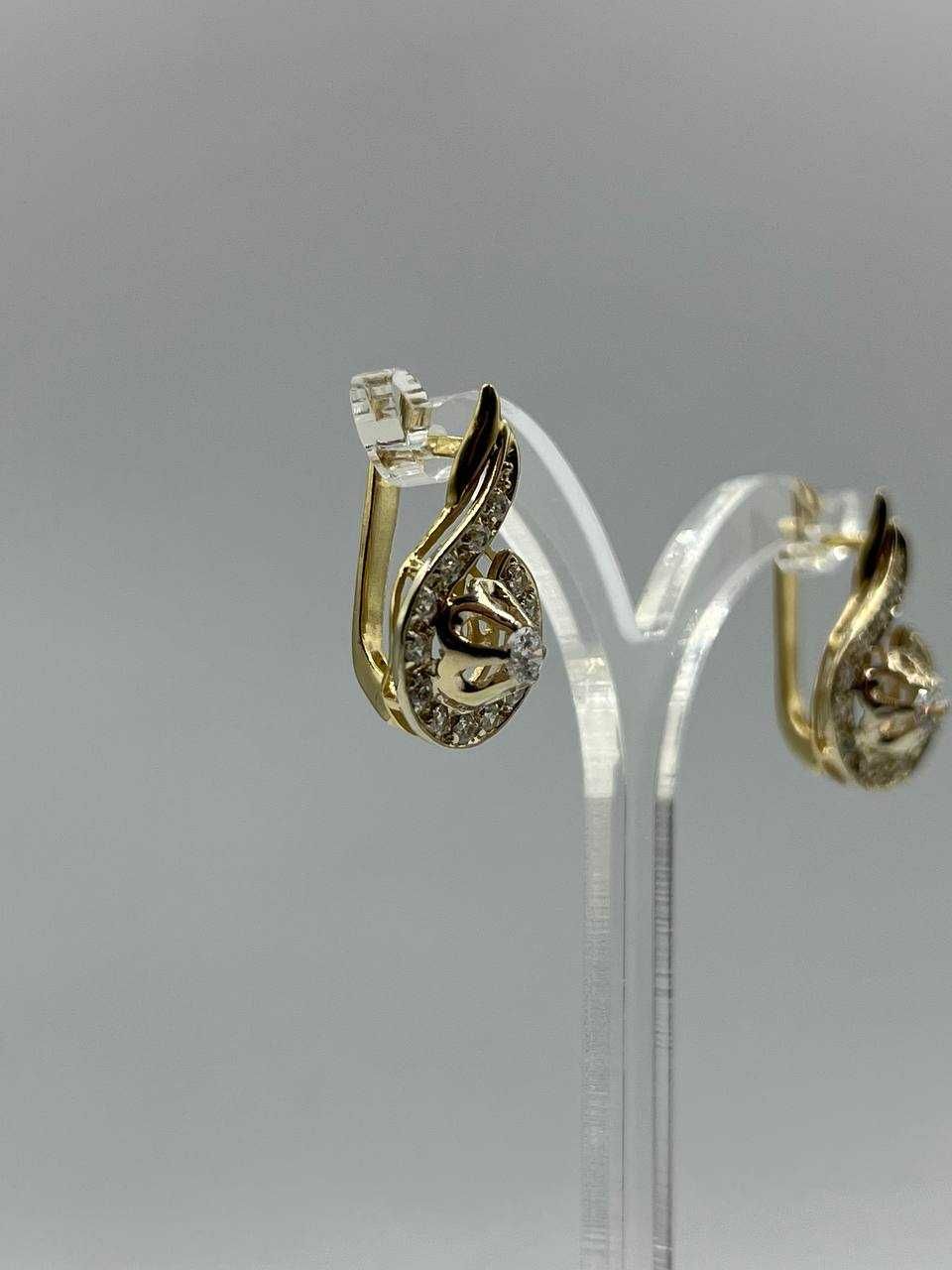 Złote kolczyki 14K 5.90g