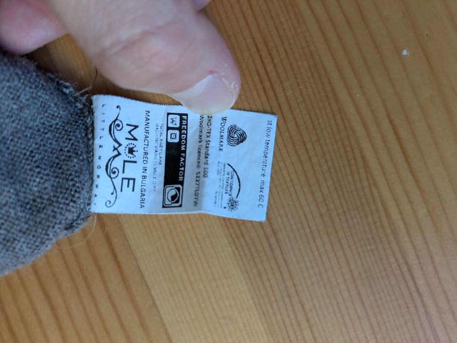 Pajac, merino 100%, Mole Littlenorway, rozm. 80