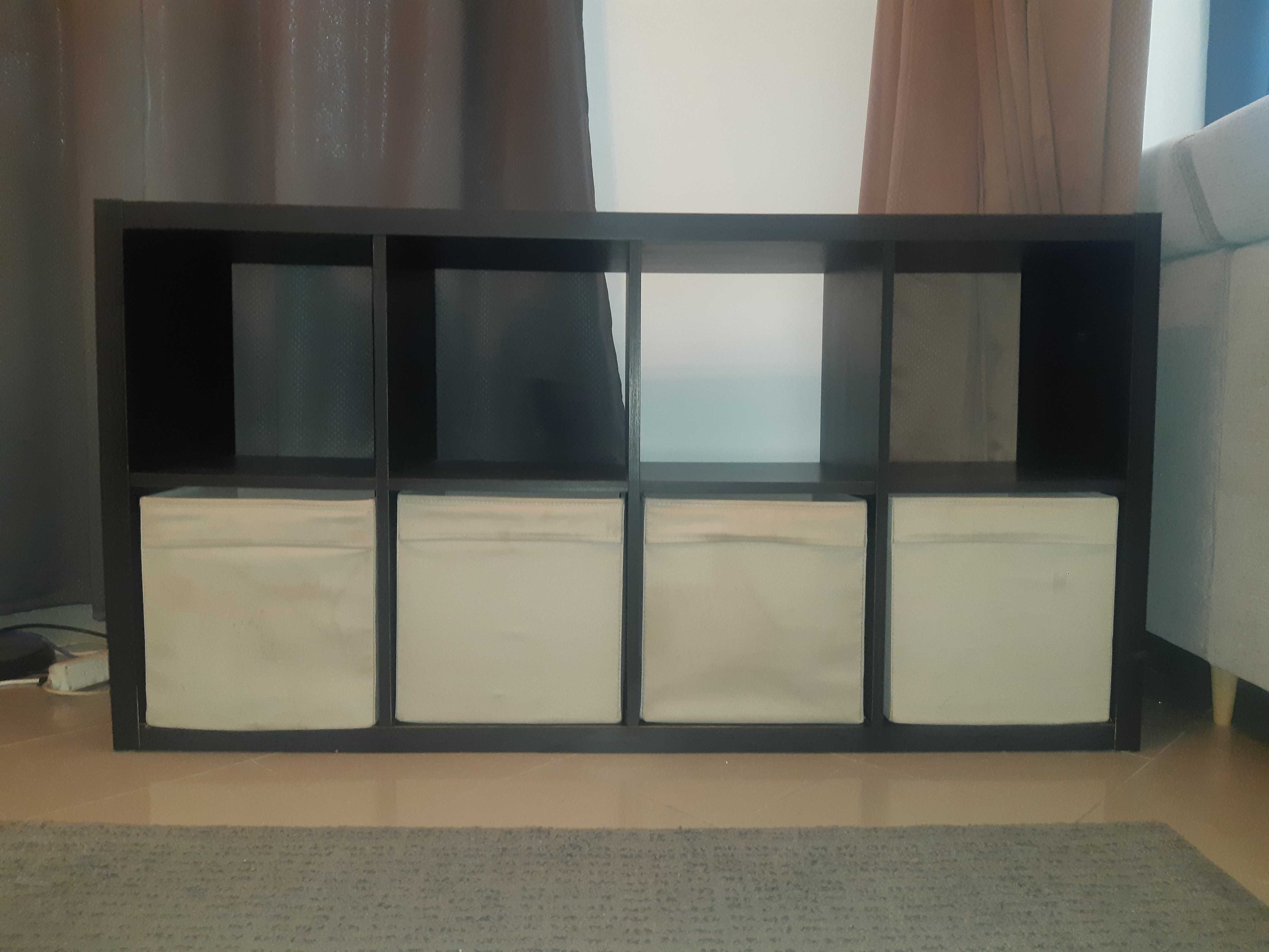 Rack para tv com 8 compartimentos