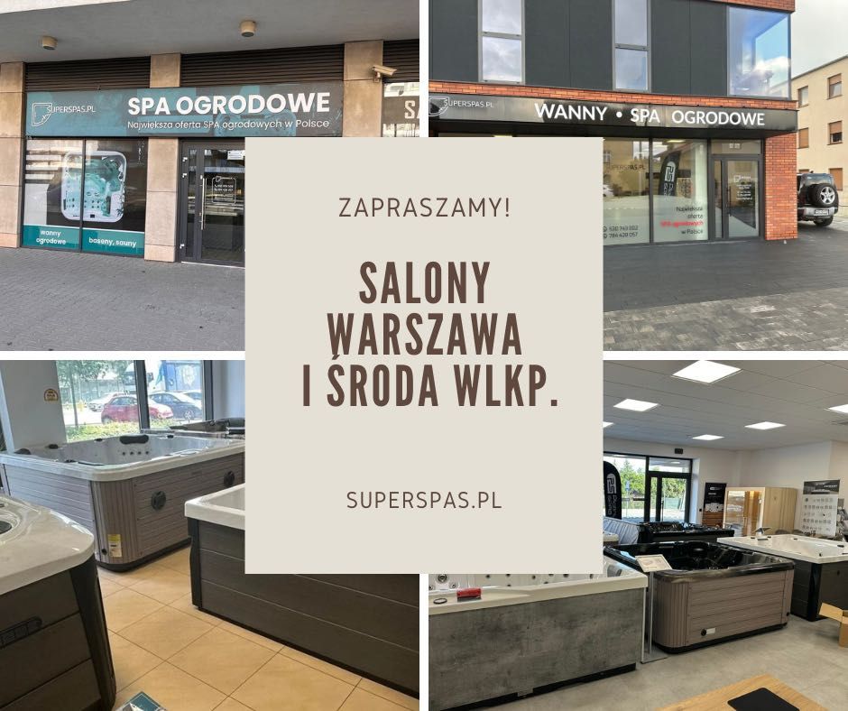 Jakuzi całoroczne Refresh Platinum Spas ozonator 6osobowe NOWOŚĆ 2025!