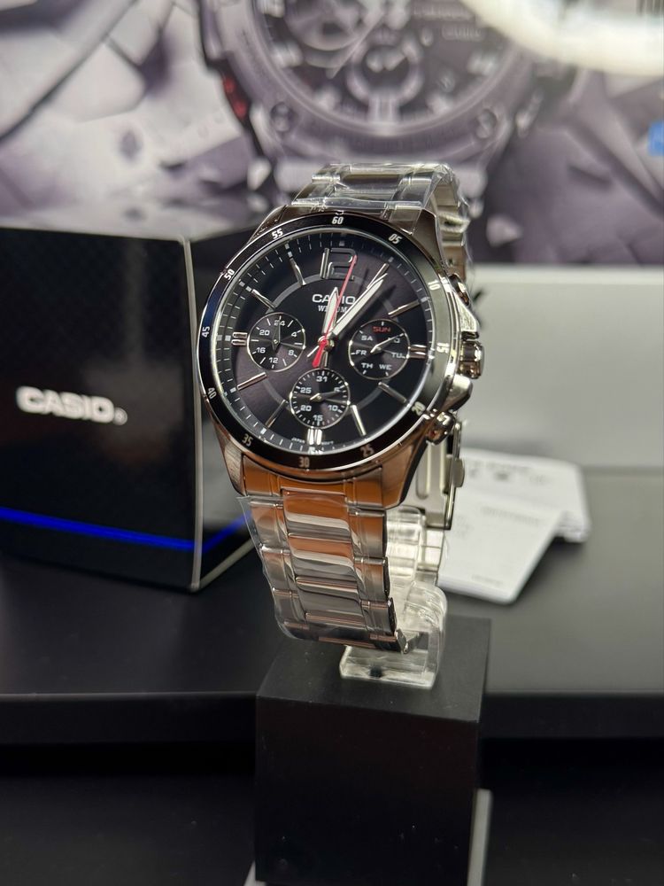Чоловічий годинник CASIO MTP-1374D-1A (оригінал, нові)