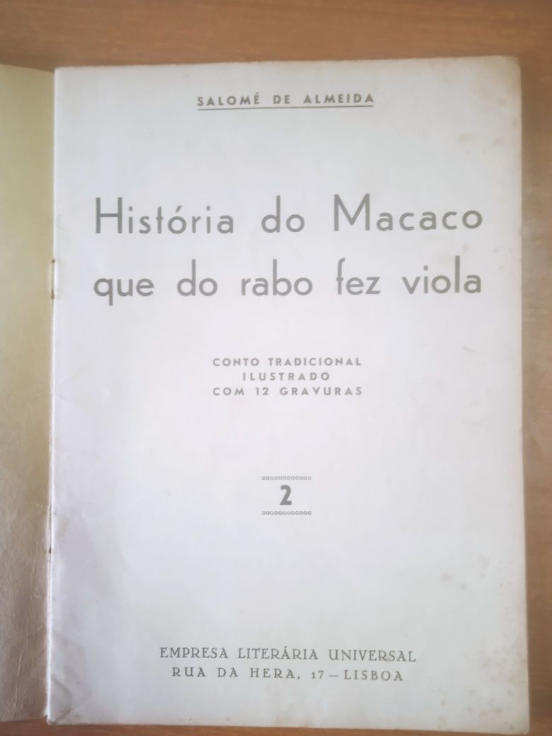 História do macaco que do rabo fez viola