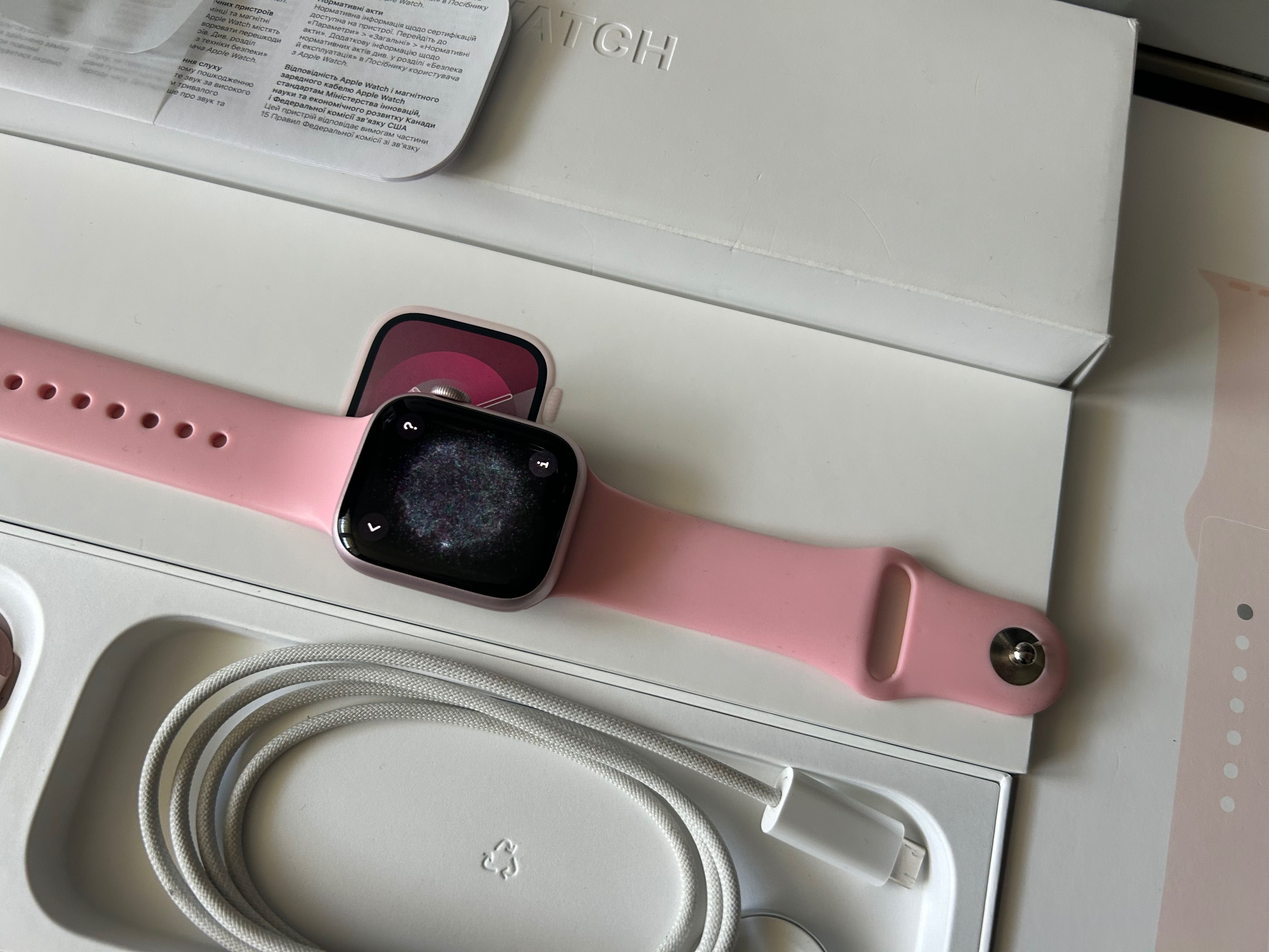 Zegarek Aplle Watch Series 9 41mm/A2982/Cellular/Pink/Esim/Wys!