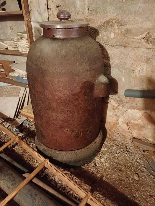 Pote de barro, para azeite antigo