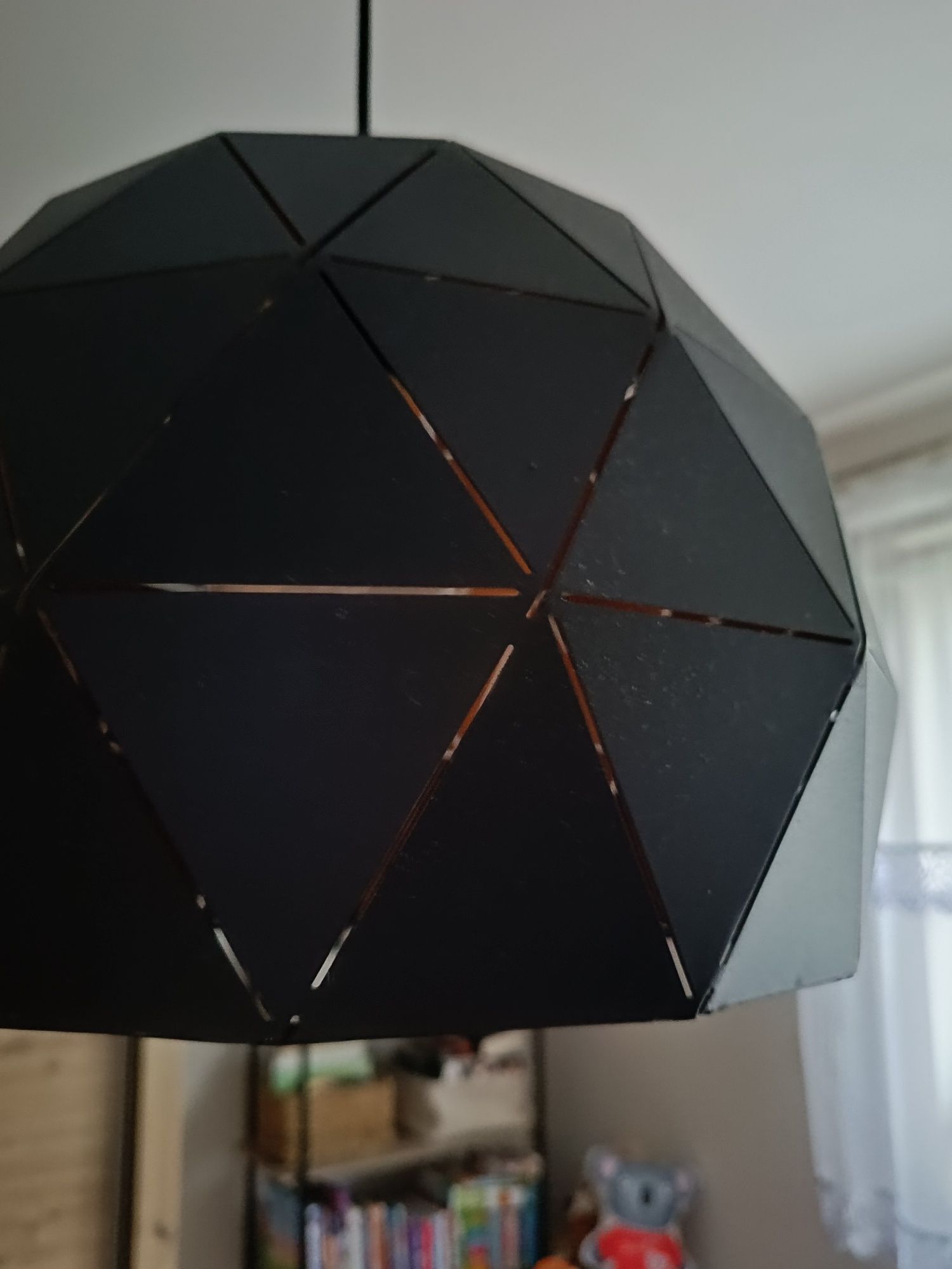 Lampa sufitowa wisząca nowoczesna matowa geometryczna