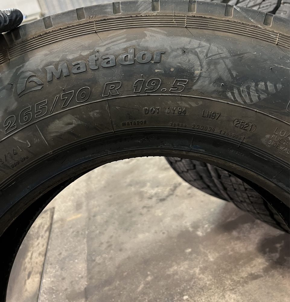 Prawie nowe Opony Matador 265/70 R19,5  2022r. / 2021r.