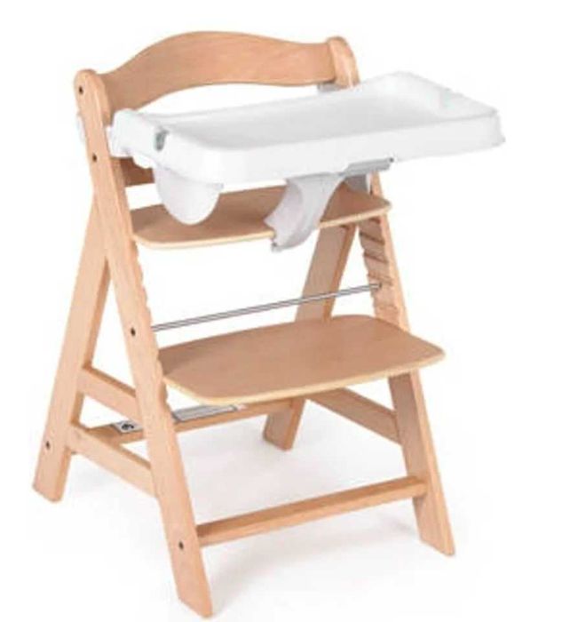 NOVA: Bandeja HAUCK Alpha Tray para Cadeira de Refeição Bebé (Branca)