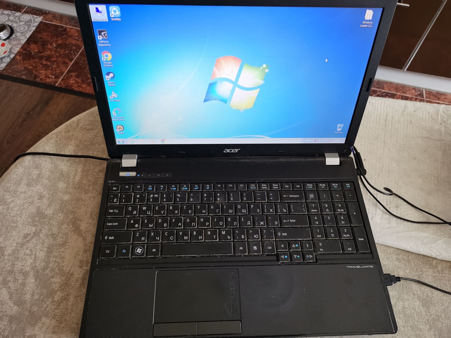 Ноутбук acer travelmate 5760