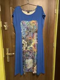 Niebieska sukienka maxi XL XXL Bialcon Monnari Tatuum