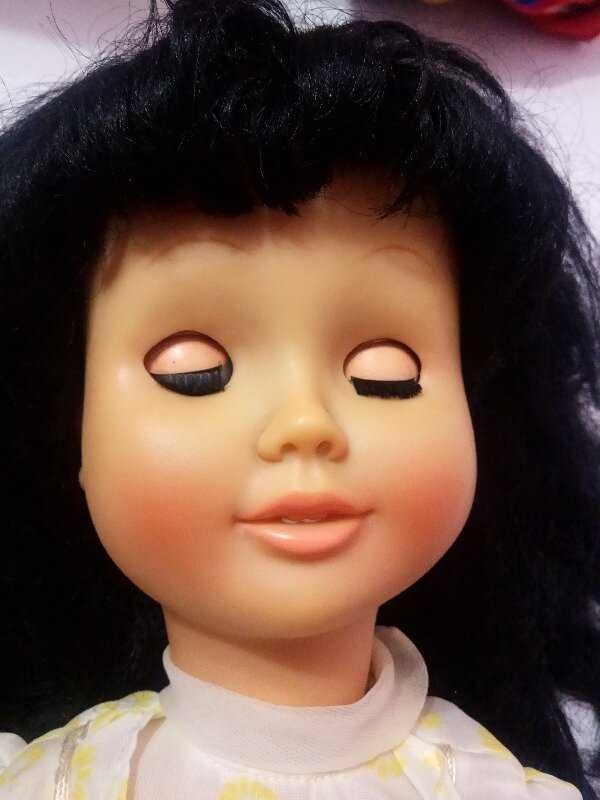 Винтажная кукла с зубками 55см Aradeanca Румыния