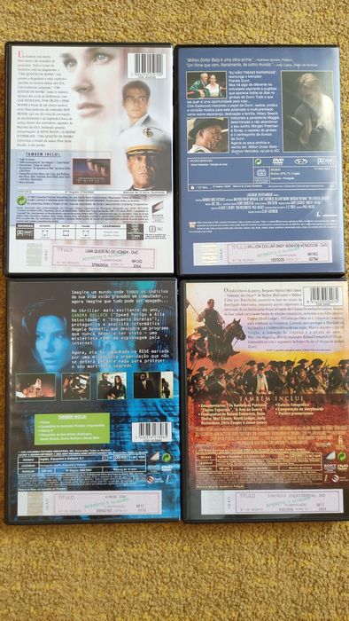 Pack 4 filmes edições especiais de 1 DVD