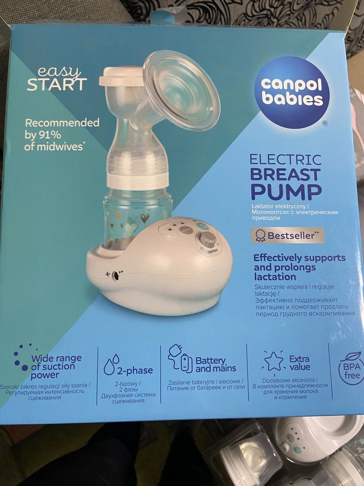 Молоковідсмоктувач Canpol babies electric breast pump