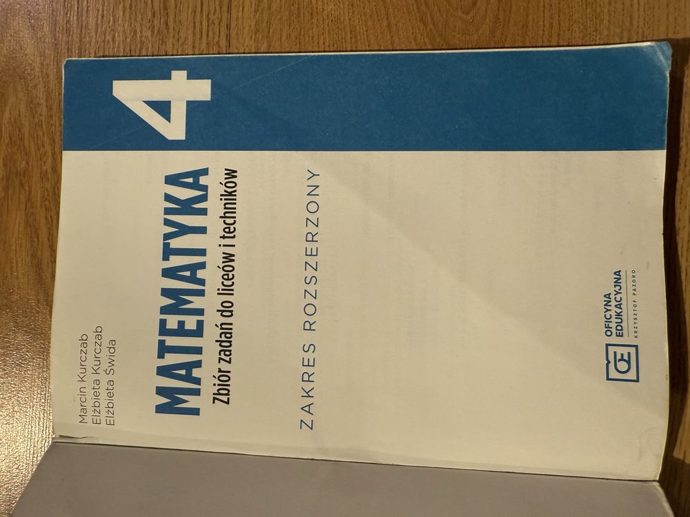 Ponad słowami 4 podręcznik / zbior zadań z matematyki 4