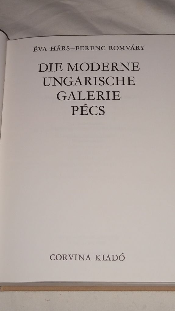 Єва Харс. Сучасна угорська галерея.  Печ.