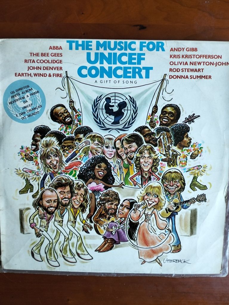 Disco de vinil LP The Music For UNICEF Concert