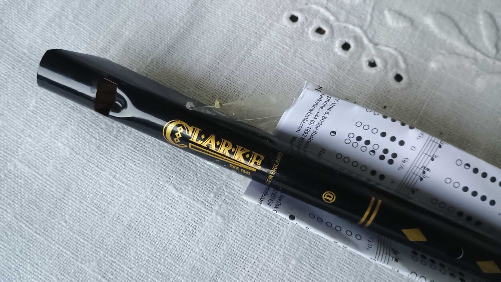 Angielski flażolet Clarke, D