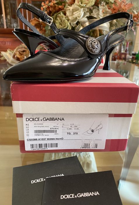 Sandálias / Sapatos Dolce&Gabbana Couro 39 Etiqueta