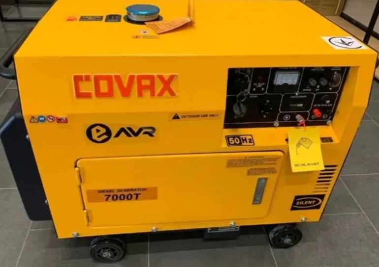 дизельний генератор Covax K7000T 5 кВт у кожусі з мідною обмоткою AVR