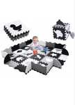 Puzzle piankowe mata edykacyjna 36 el. 150x150 cm kontrastowe