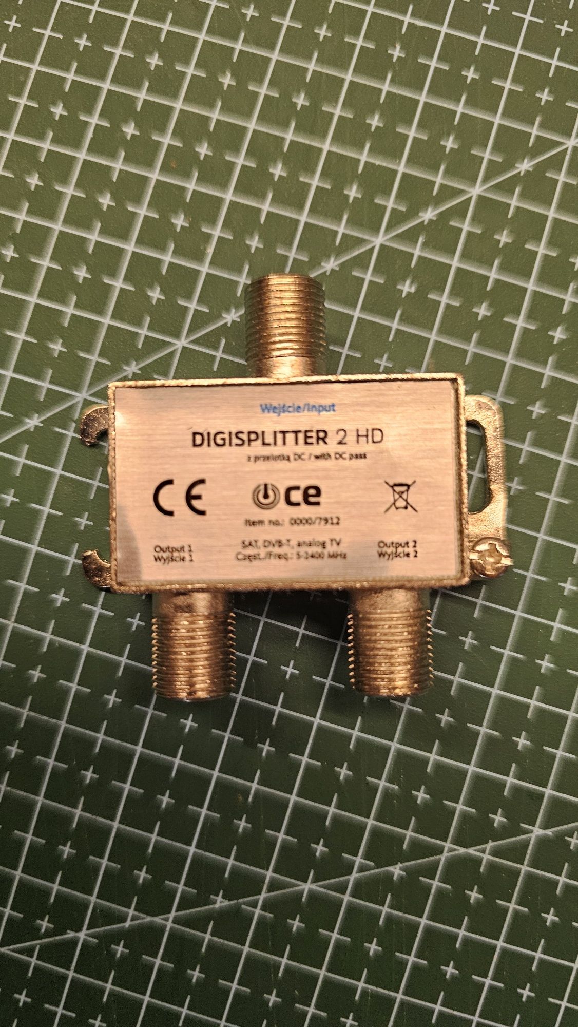 Rozgałęźnik DigiSplitter CE 2 S/T HD DVBT-2