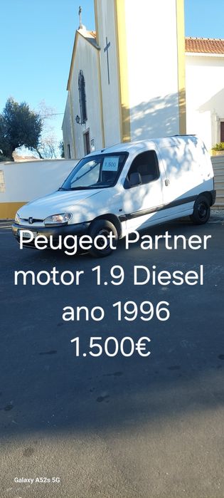 Peugeot Partner 1.9 Diesel 2lugares ano1996 com janela de carga