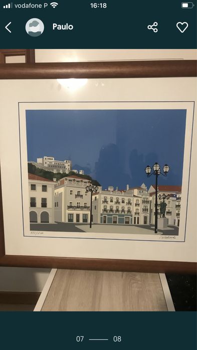 2 serigrafias do autor molina