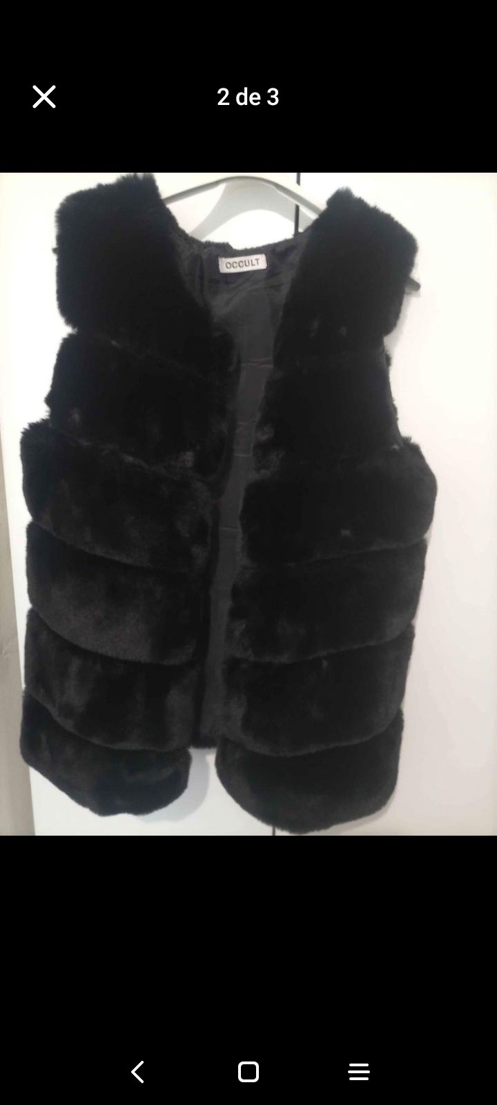 Vendo colete de pêlo