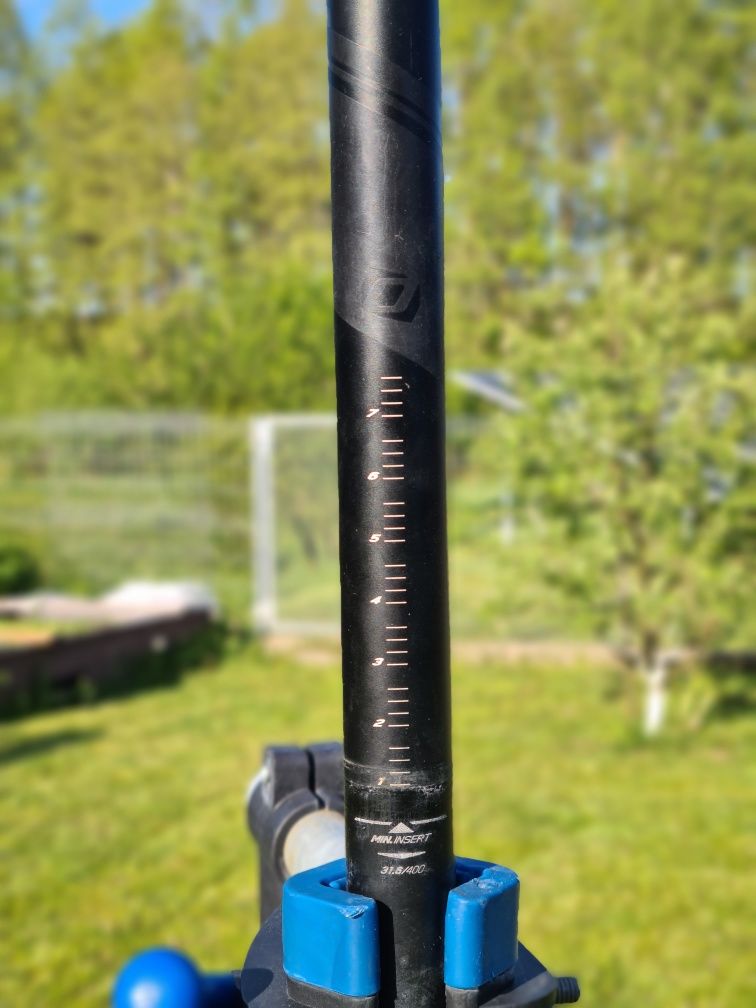 Sztyca syncros duncan 1.5 wspornik siodła scott 31,6/400 aluminiowa