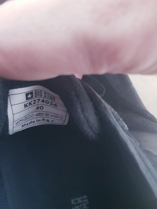 Skórzane buty sportowe damskie marki Big Star rozmiar 40