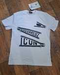 Nowa koszulka męska dsquared2 biala tshirt bawełniany wysoka jakość 2x