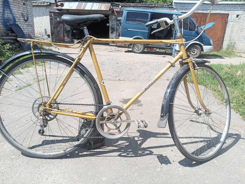 Продам винтажный ретро велосипед турист хвз.