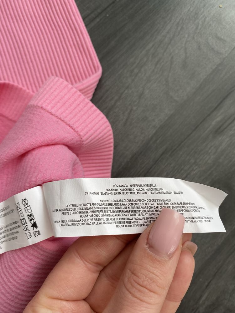 Primark różowa sukienka 95% nylon