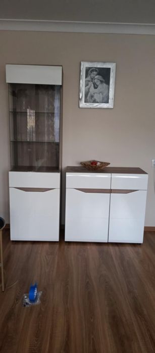 Meble LIONEL (komoda+witryna)