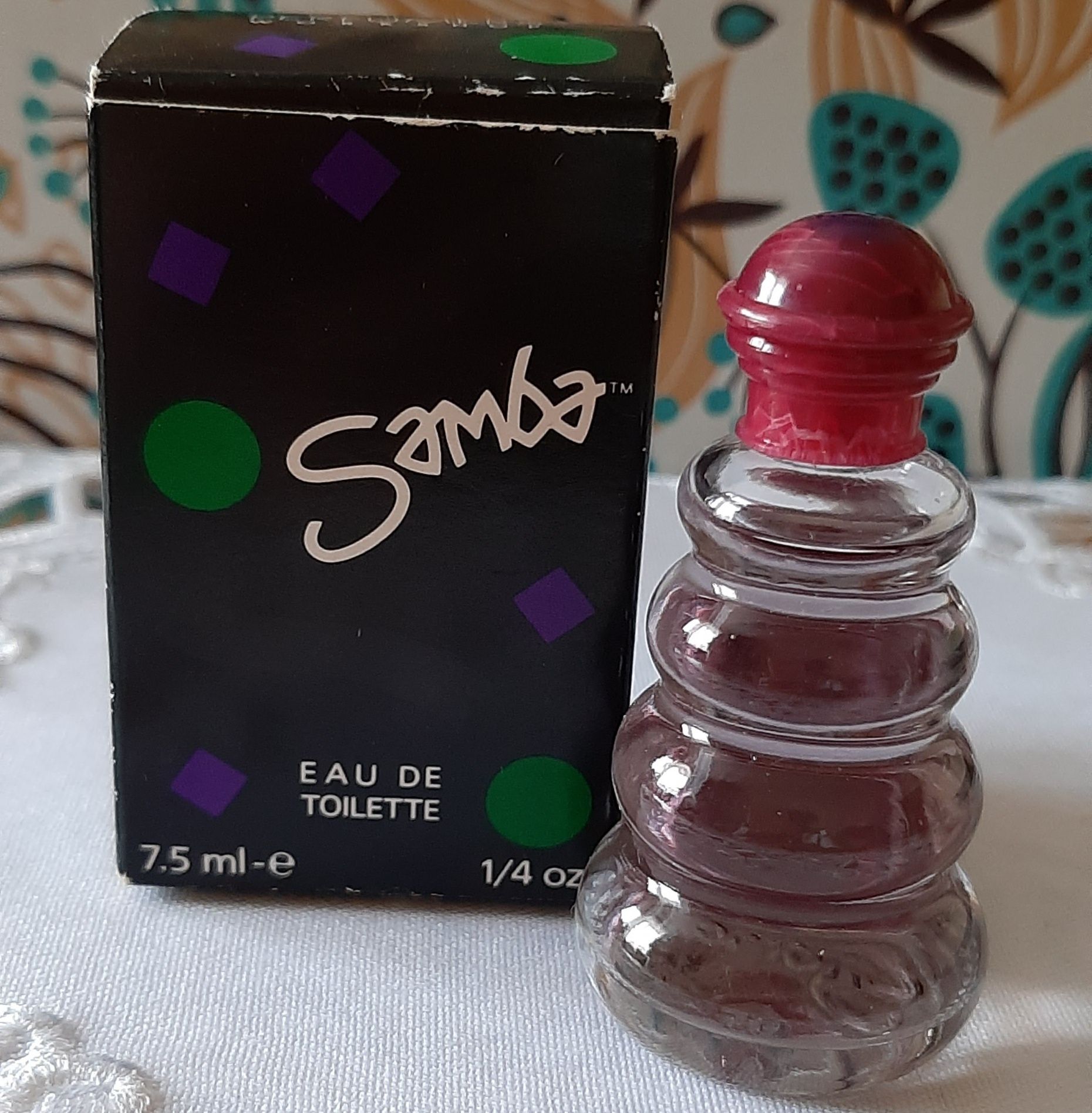 Samba edt 7,5 ml , miniatura, vintage