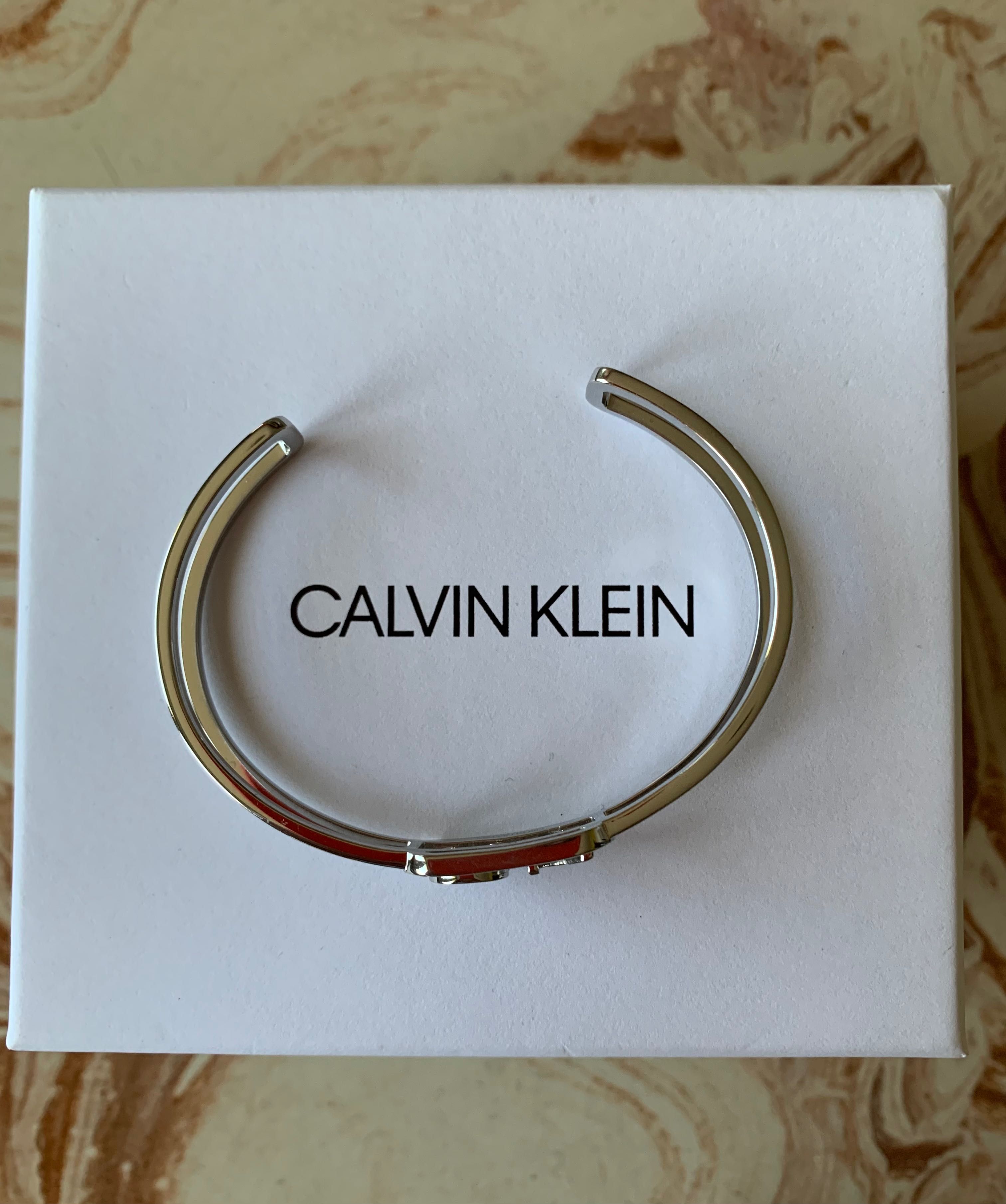 Bransoletka Calvin Klein sztywna, stalowa