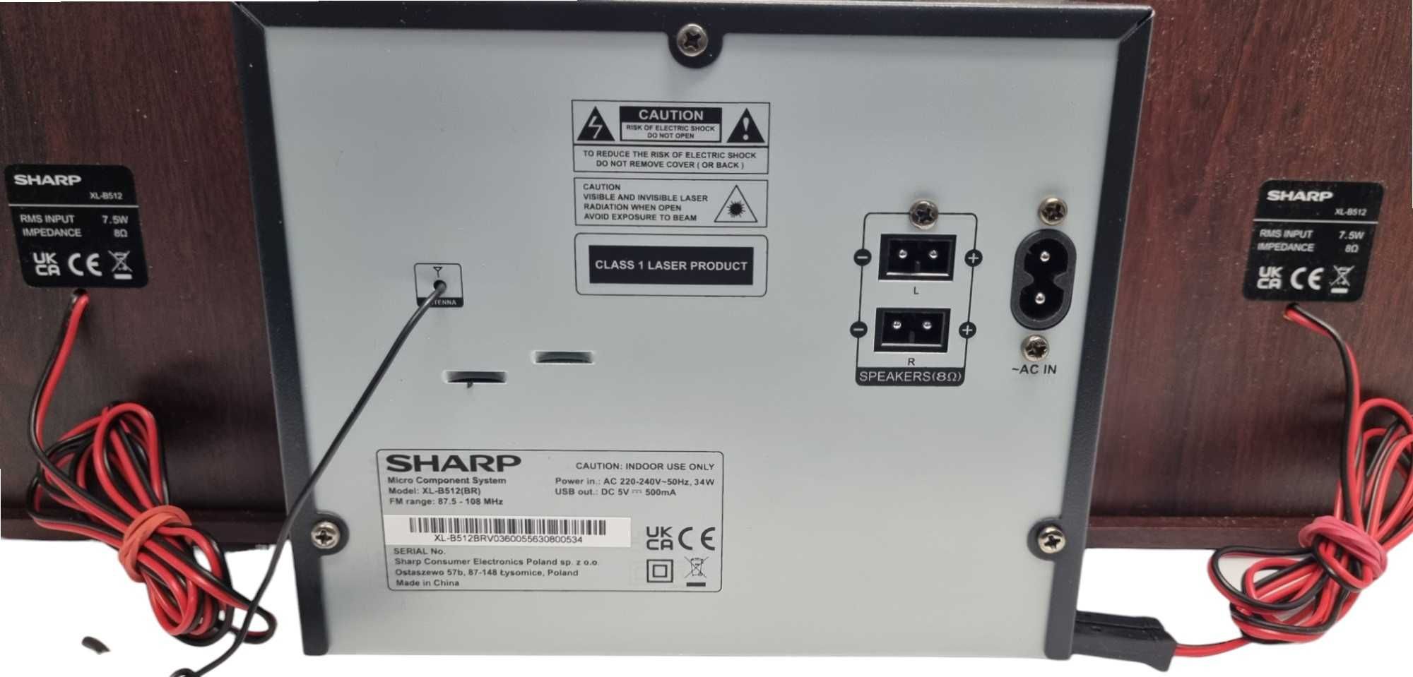 Wieża Sharp XL-B512