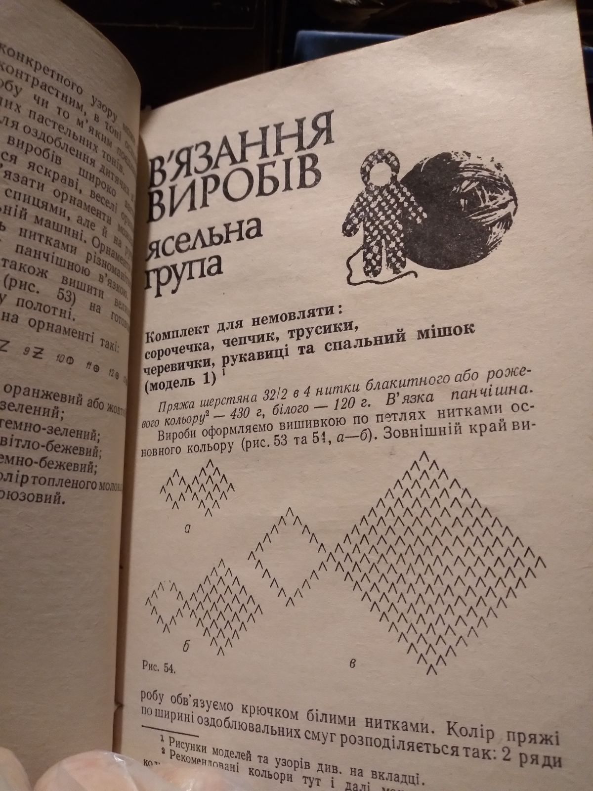 В. С. Криштальова,, Технологія в'язання дитячих виробів''