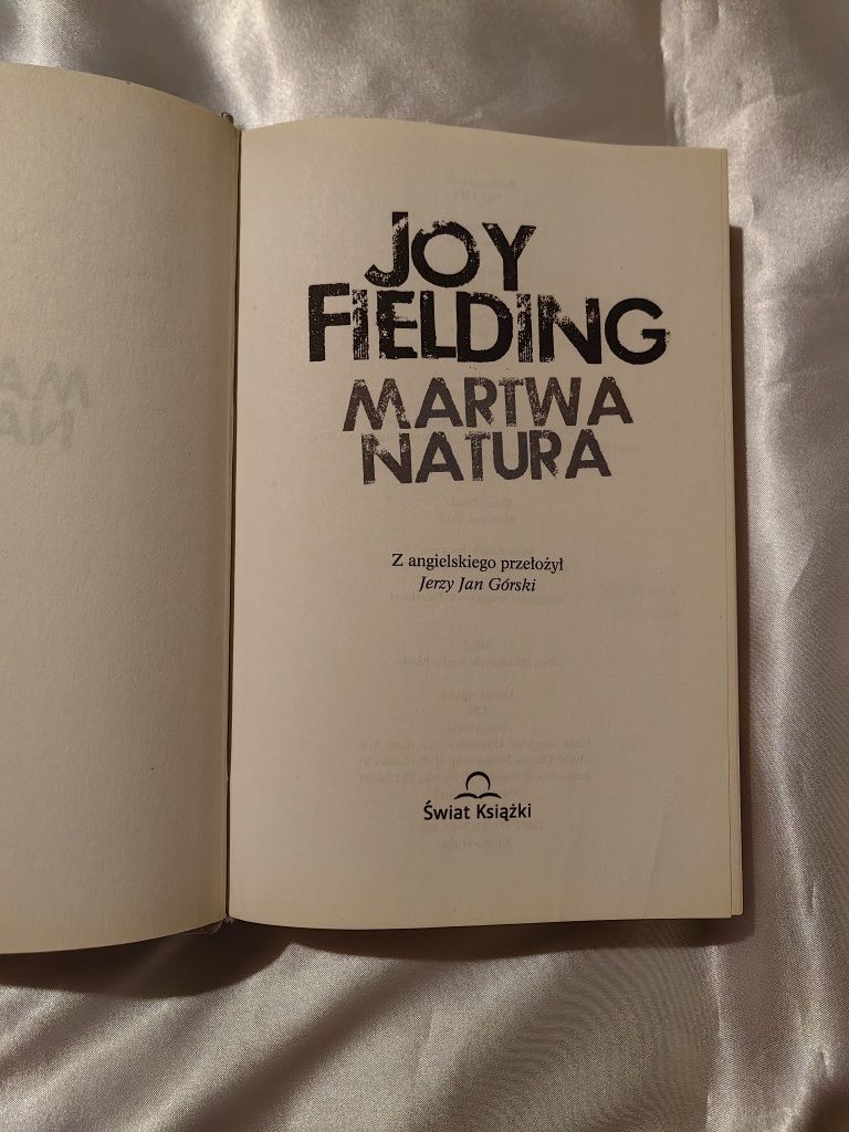 Martwa natura Joy Fielding Świat Książki