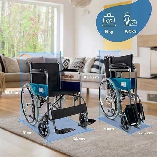 Mobiclinic®, Wózki inwalidzkie, Lekki, Alcazar, Samobieżny