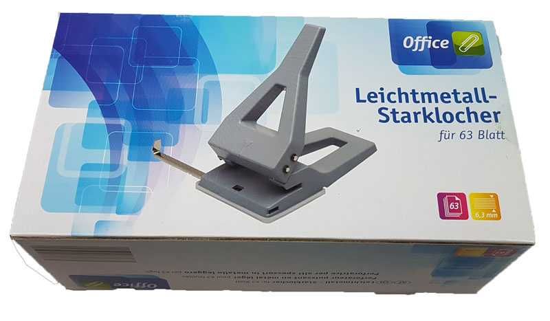 Profesjonalny Niemiecki Dziurkacz Xxl Do 63 Kartek