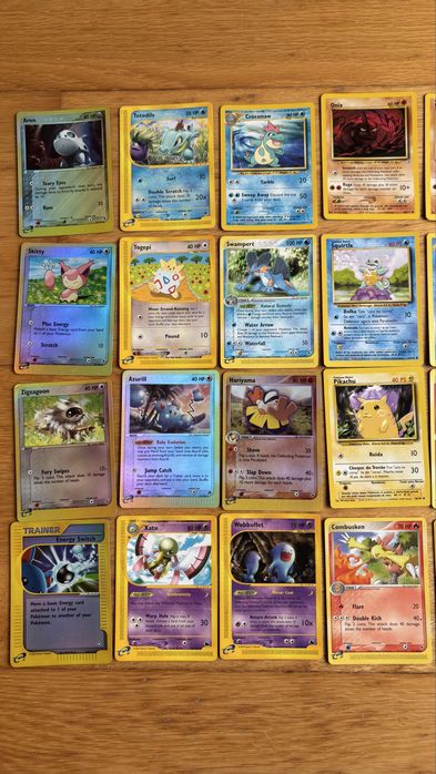 Lote Cartas Pokemon Base Set/ E series