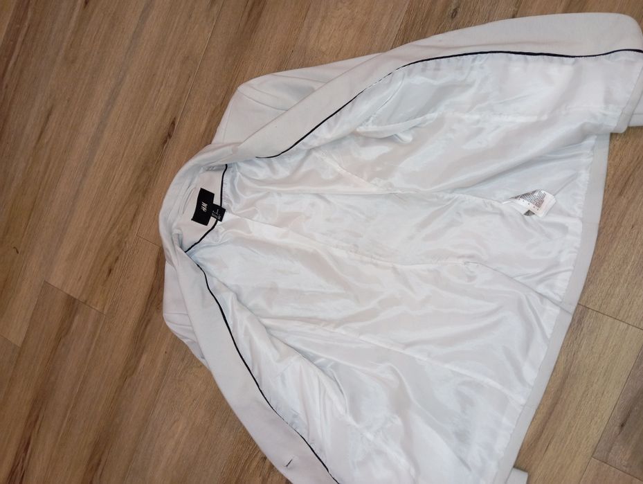 Marynarka H&M beżowa szara S 36