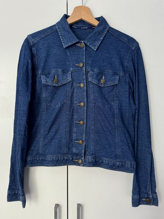 Jeansowa koszula ciemny denim bawełna