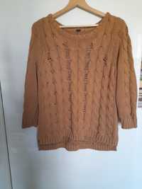 Beżowy sweter H&M